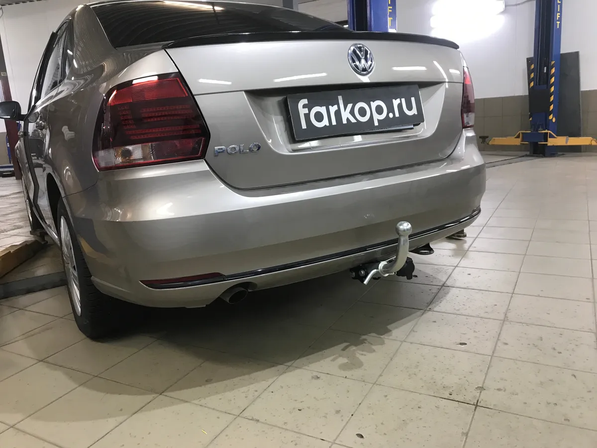 Фаркоп Лидер Плюс для Volkswagen Polo (седан) 2010-2020 V125-BA в Ижевск