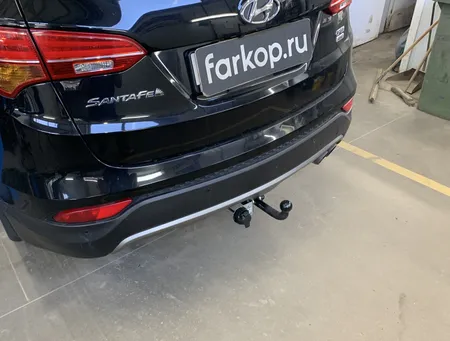 Фаркоп Лидер Плюс для Hyundai Santa Fe 2012-2018, (вкл.Grand) H224-A в Ижевск