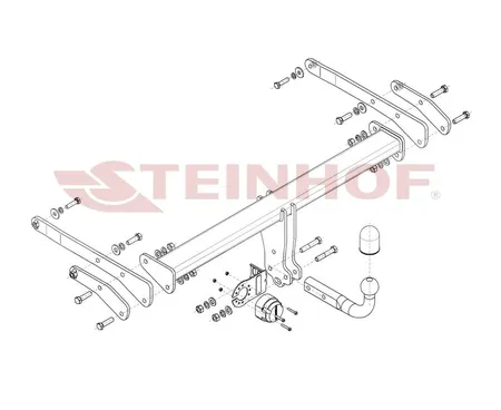 Фаркоп Steinhof для Audi Q5 2026- A-111 в Ижевск