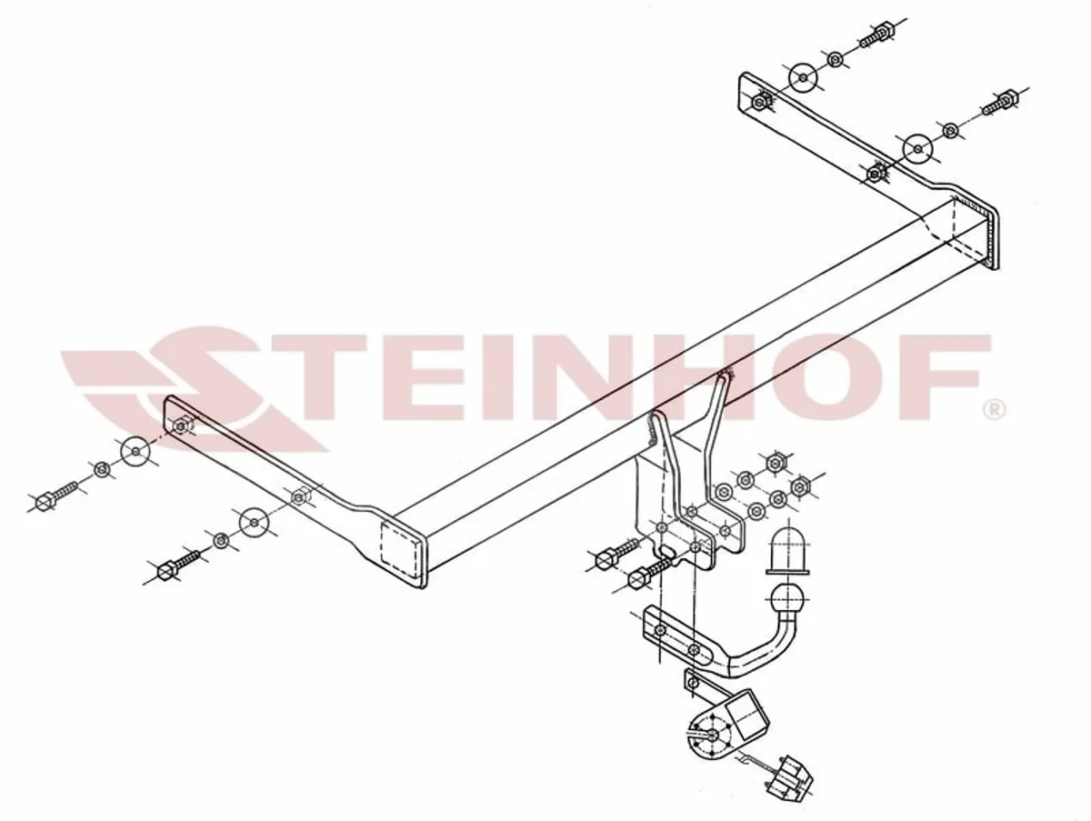Фаркоп Steinhof для Skoda Octavia 2004-2013 S-341 в Ижевск