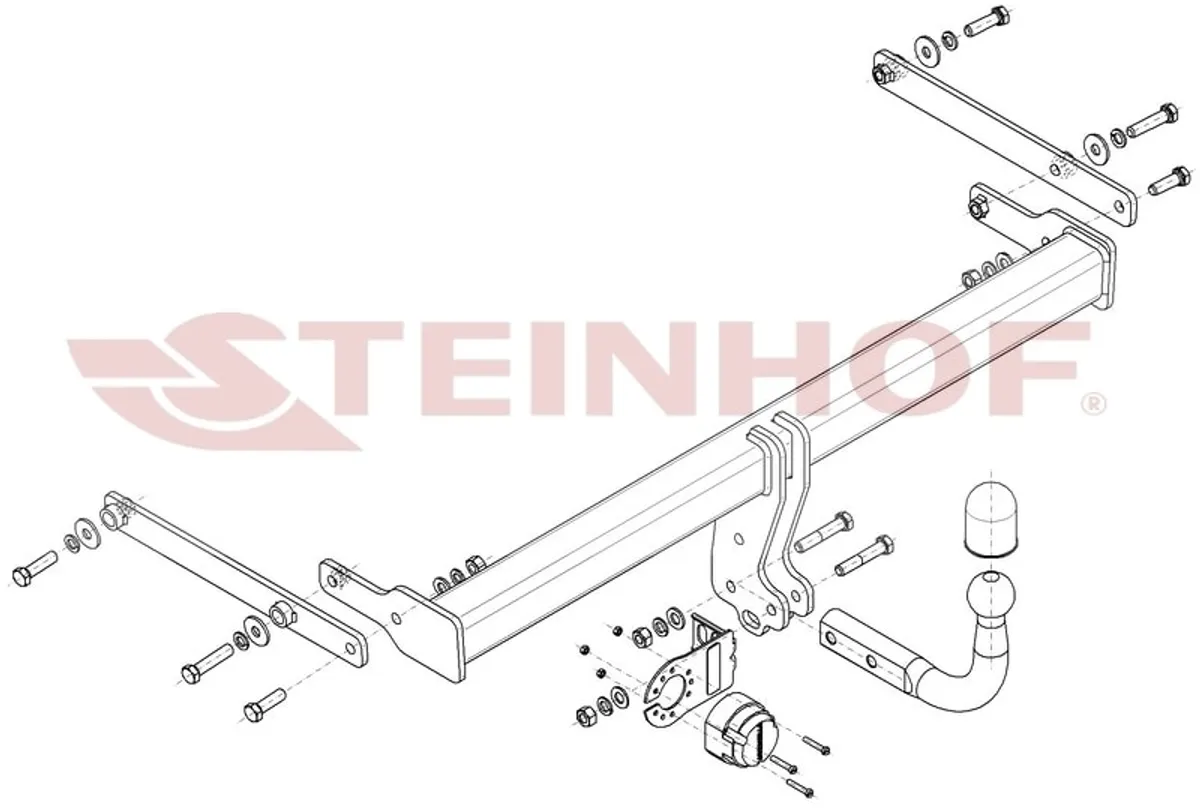 Фаркоп Steinhof для Mazda 3 (седан) 2019- Арт. M-061 M-061 в Ижевск