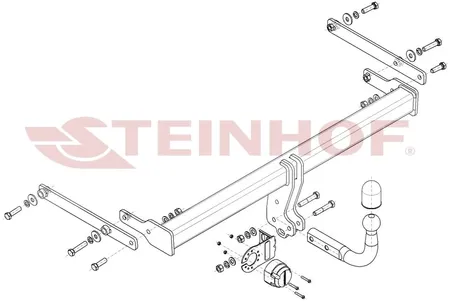Фаркоп Steinhof для Mazda 3 (седан) 2019- Арт. M-061 M-061 в Ижевск
