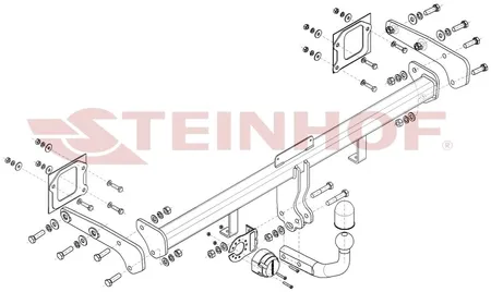 Фаркоп Steinhof для Hyundai Bayon 2021- Арт. H-225 H-225 в Ижевск