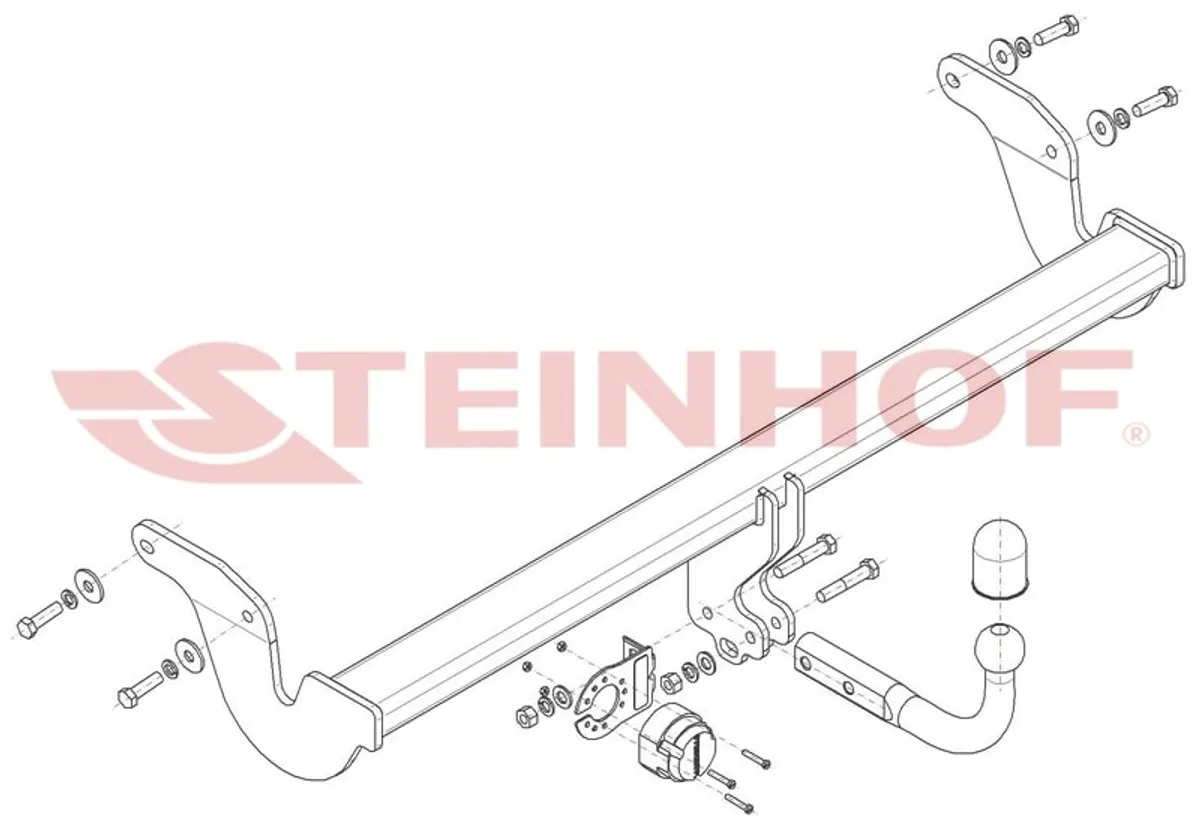 Фаркоп Steinhof для Lexus RX 2022- Арт. L-175 L-175 в Ижевск
