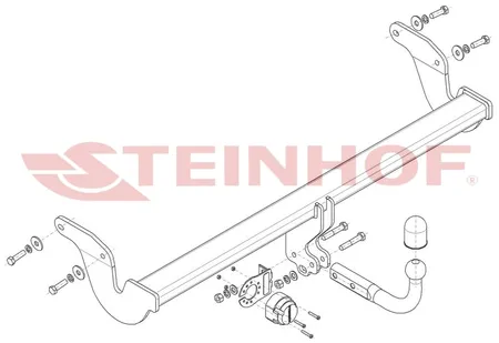 Фаркоп Steinhof для Lexus RX 2022- Арт. L-175 L-175 в Ижевск