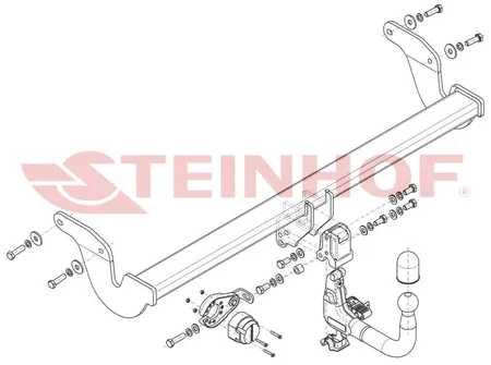 Фаркоп Steinhof для Lexus RX 2022- Арт. L-176 L-176 в Ижевск